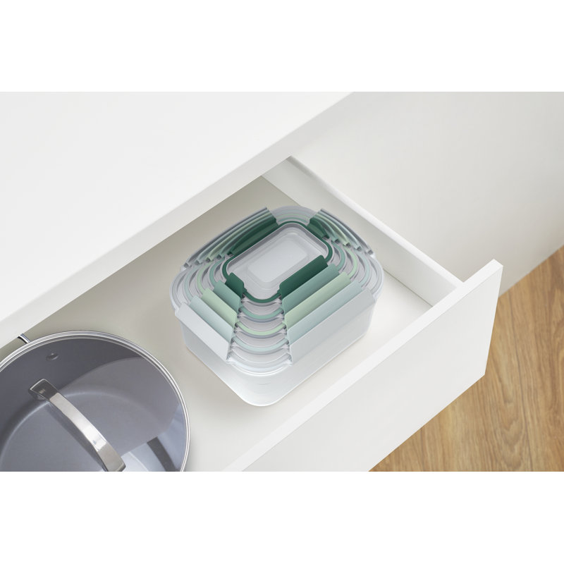 CONTENANTS D'ALIMENTS AVEC COUVERCLES DE VERROUILLAGE NEST, Sauge