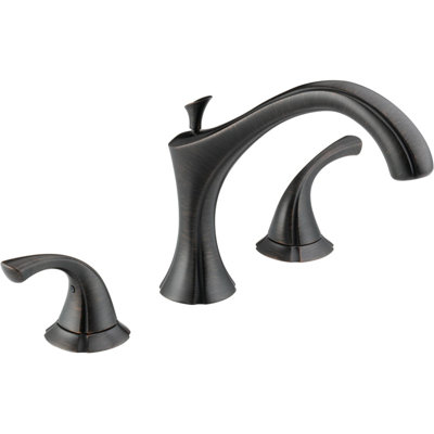Addison Double Handle Deck Mounted Roman Tub Faucet Trim