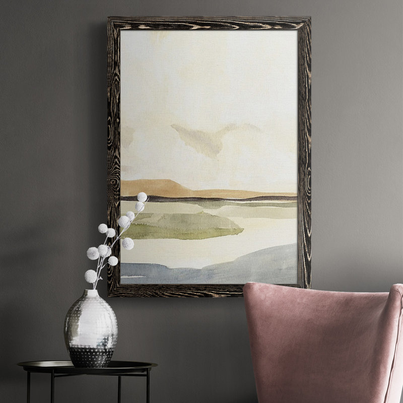 «Eacoven Slate Mouvement IV», reproduction sur toile, H 37,5 po x l 27,5 po x P 1 po, Noir