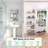 Adjustable Over-The-Toilet Storage Shelf Organizer, 4-Tier Space Saving Bathroom Cabinet For Small Rooms, Heavy Duty Stainless Steel Construction