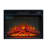 23" 3D Infrared Electric Fireplace Insert with IR Remote, Glass View & Adjustable Flames