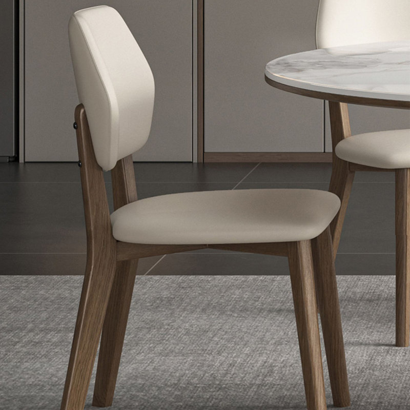 Ensemble simple de table de salle à manger et de chaises, H 29,52 po x L 53,14 po x l 53,14 po
