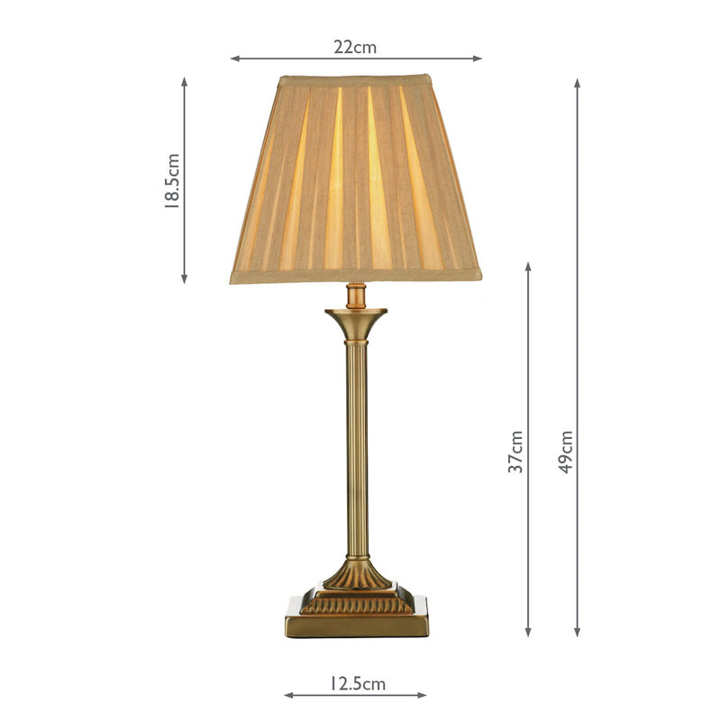 Metal Table Lamp