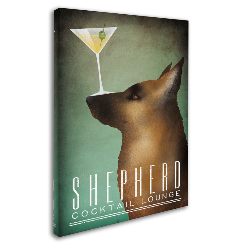 «Shepherd Martini» par Dreyanna, impression sur toile tendue, H 47 po x l 35 po