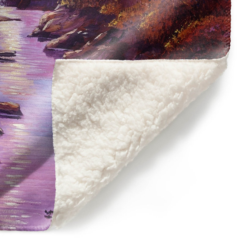 Hand Woven Throw Blanket, 68" x 80"