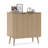 George Oliver Sideboard Buffet Cabinet, Storage Cabinet, Accent Cabinet Credenzas With 2 Fluted Doors 2 Shelves, Cupboard For Living Room Bedroom-2108418672-2089928194