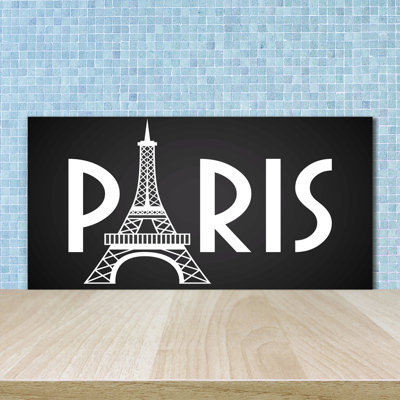 50cm W x 100cm L Glass Peel and Stick Panel