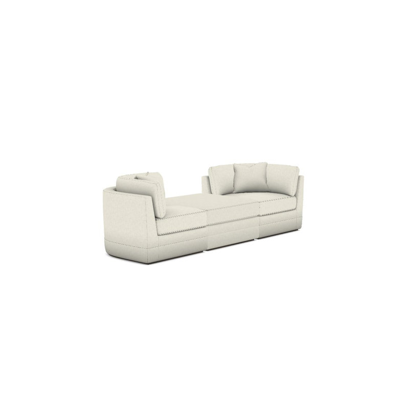 Thom Filicia Home Sectional, Havana, Nomad Snow Polyester Blend
