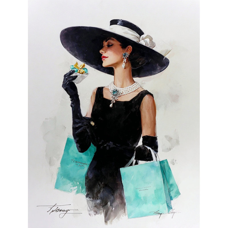 Art mural sur toile tendue, H 40 po x l 30 po x P 1,5 po