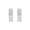 Ampoule à DEL T4 4,5 W à intensité variable de 35 W à culot variable blanc chaud G9 / base à deux broches