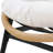 Crowne Wicker Papasan Outdoor Lounge Chairs