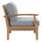 Modway Pier Outdoor Patio Teak Left-Facing Sofa-903213154