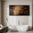 Large Framed Canvas Print Wall Art - Moody Floral Print for Dark Academic Decor-119328964-119328963