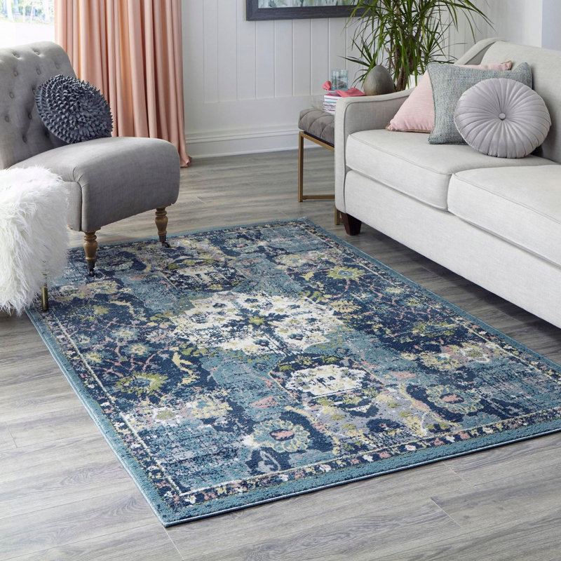 Abstract Indoor Rug, Rectangle 4'1" x 6'1"