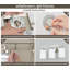 Applique murale 3 lumières pour salle de bain en nickel brossé avec abat-jour en verre laiteux pour éclairage de miroir-459837907-459837869-459837906