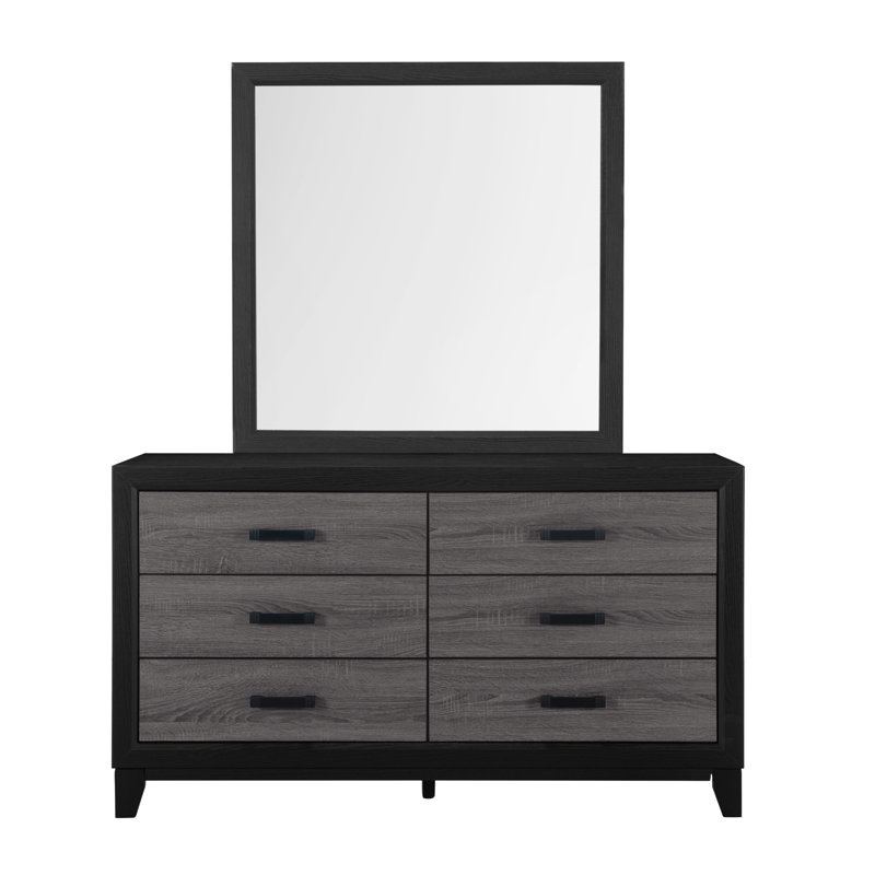 ROBE GRIS ET NOIR SOLUTO (Commode