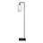 Letman 135cm Black Reading Floor Lamp Set