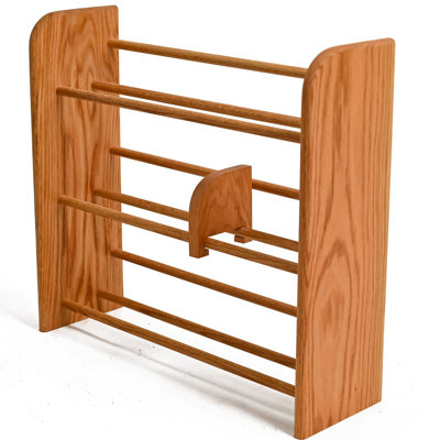 Dowel-Style Wooden CD Rack - 01 Series