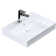 WS Bath Collections 17.7'' Ceramic Rectangular Bathroom Sink with Overflow