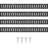 VEVOR E Track Tie Down Rail Kit