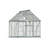 Palram - Canopia Hybrid 6' W x 10' D Walk-In Hobby Polycarbonate Aluminum Frame Greenhouse Kit with Roof Vent - Silver-356792577-314629672
