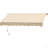 Retractable Awning, Patio Awnings, Sunshade Shelter W/ Manual Crank Handle, UV & Water-Resistant Fabric And Aluminum Frame For Deck, Balcony, Yard-112604867-112604862