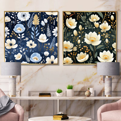 Belclaire - Floral Wall Decor Set Of 2