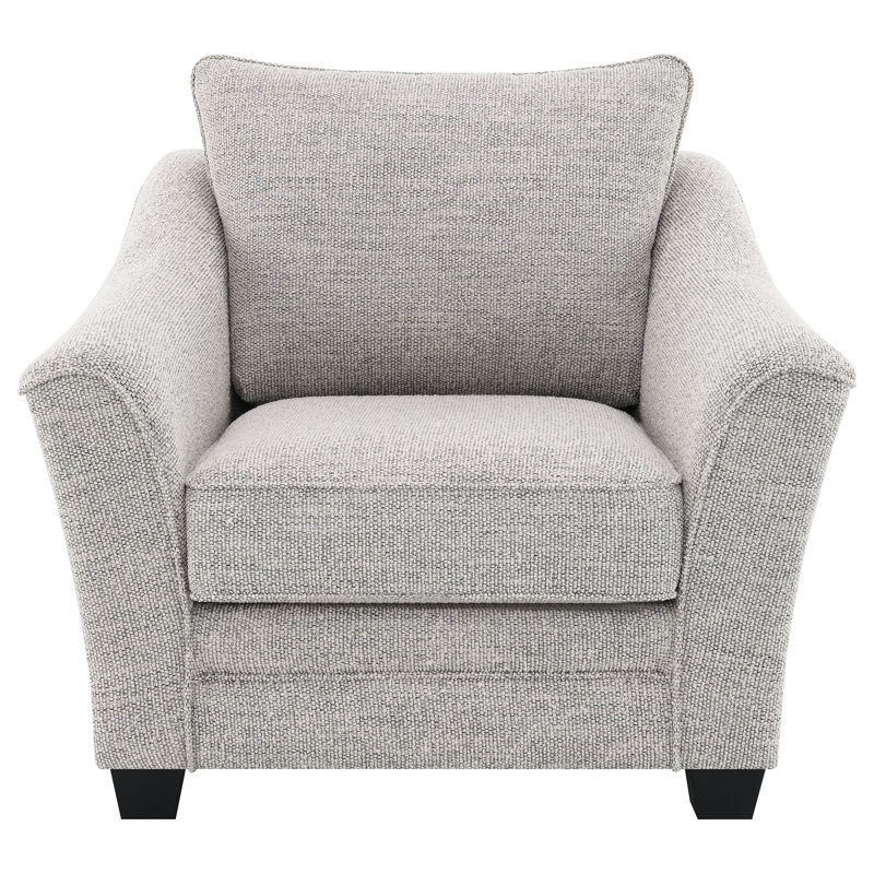 Doresha Boucle Upholstered Chair Light Grey