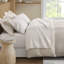 Ensemble de literie pour grand lit élégant, polyester rayé, style moderne pour la maison