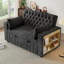 Jaxenor 2 Seater Sofa Bed, Pull Out Sofa Bed with Storage, Chenille Sleeper Sofa with USB Charging Port, Folding Double Sofa Bed for Living Room, Bedroom and Guest Room-713926759