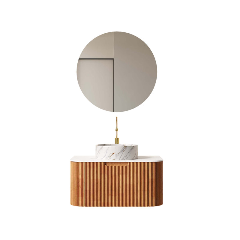 Meuble-lavabo 30 po avec lavabo, Naturel, 30"