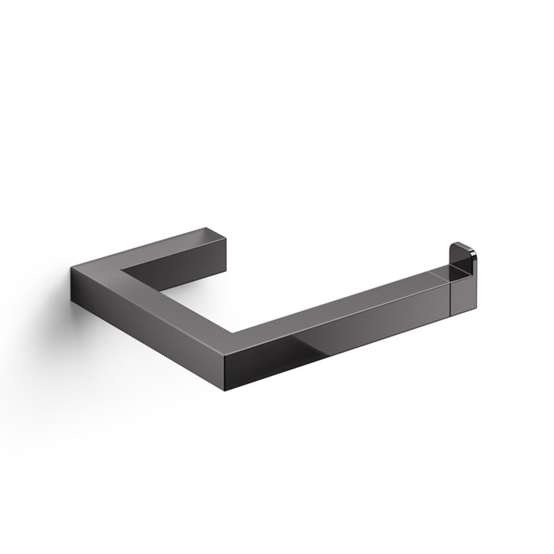 Gerla Wall Mount Toilet Paper Holder, Black Nickel