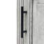 Petit meuble-lavabo de 20 po avec lavabo et robinet d'eau chaude et froide, armoire de salle de bain autoportante avec lavabo en céramique blanche, rangement pour salle de bain avec 1 porte et tablette ouverte en fer-352484243