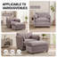 Canapé simple surdimensionné avec repose-pieds avec accoudoirs épais pour le confort ergonomique du salon-137136943