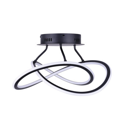 Kerkhoven Acrylic LED Semi Flush Mount