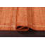 Tapis orange en laine Gabbeh 3x9