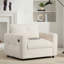 Fauteuil en chenille avec assise large-783312100