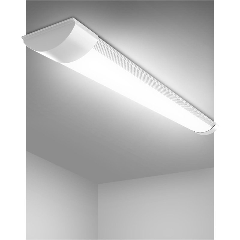 Dainis Plastic LED Flush Mount, Cool White