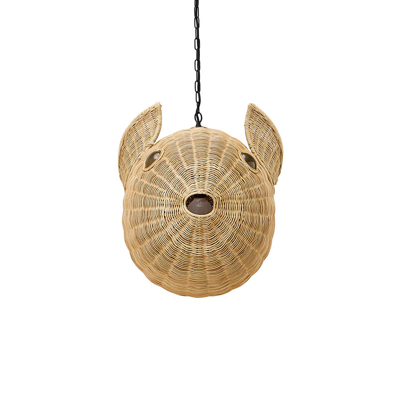 1 - Light Pendant, 79.38" H x 35" W x 16" D