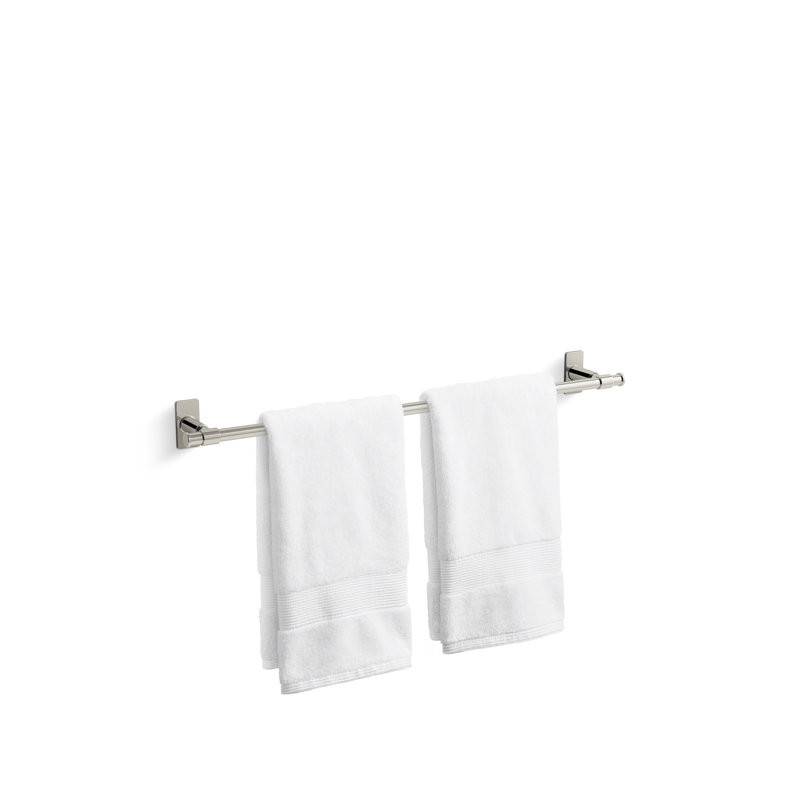 Castia by Studio McGee Towel Bar, 2.5" H x 24" W x 3.25" D, Vibrant Polished Nickel