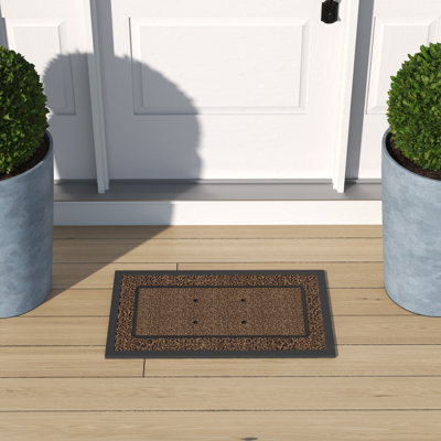 Brown Scroll Sassafras Mat Tray