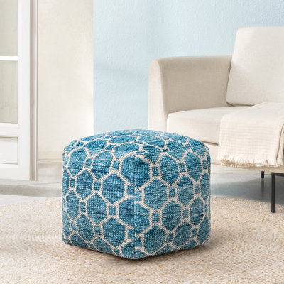 Marta Upholstered Pouf Ottoman by Hokku Designs
