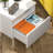 Modern Single Drawer Nightstand,Vintage Bedside Table-254302151-253819235