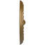 Médaillon de plafond Endurathane Foster, diamètre extérieur 15 3/4 po x P 2 po (convient aux auvents jusqu'à 9 5/8 po), finition or pâle peinte à la main-27785558
