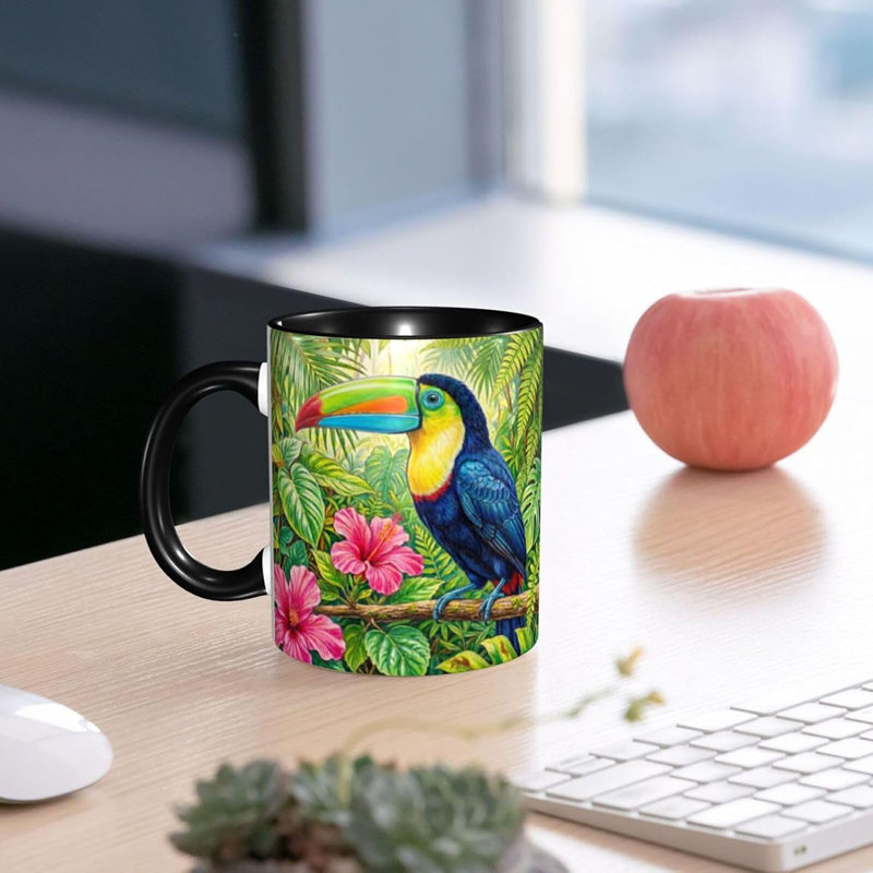 Toucan Coffee Mug 11oz Ceramic Cup