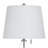 Glass Table Lamp - White Shade