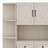 Multifunctional Left-Right Combination Hall Cabinet With Storage And Hooks, Storage Cabinet/ Hall Tree 2 In 1-737106652