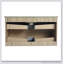 Meuble-lavabo mural 36 po avec lavabo en céramique à 2 tiroirs à fermeture en douceur 36 po