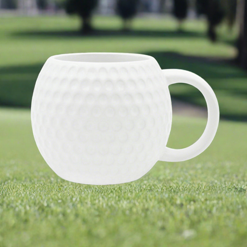 Tasse à balles de golf Godinger, Blanc