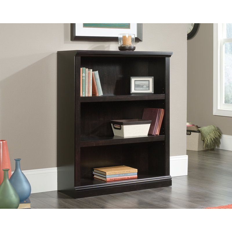 Hartman Bookcase, Estate Black, (3 Shelves) 43.78" H x 35.28" W x 13.23" D